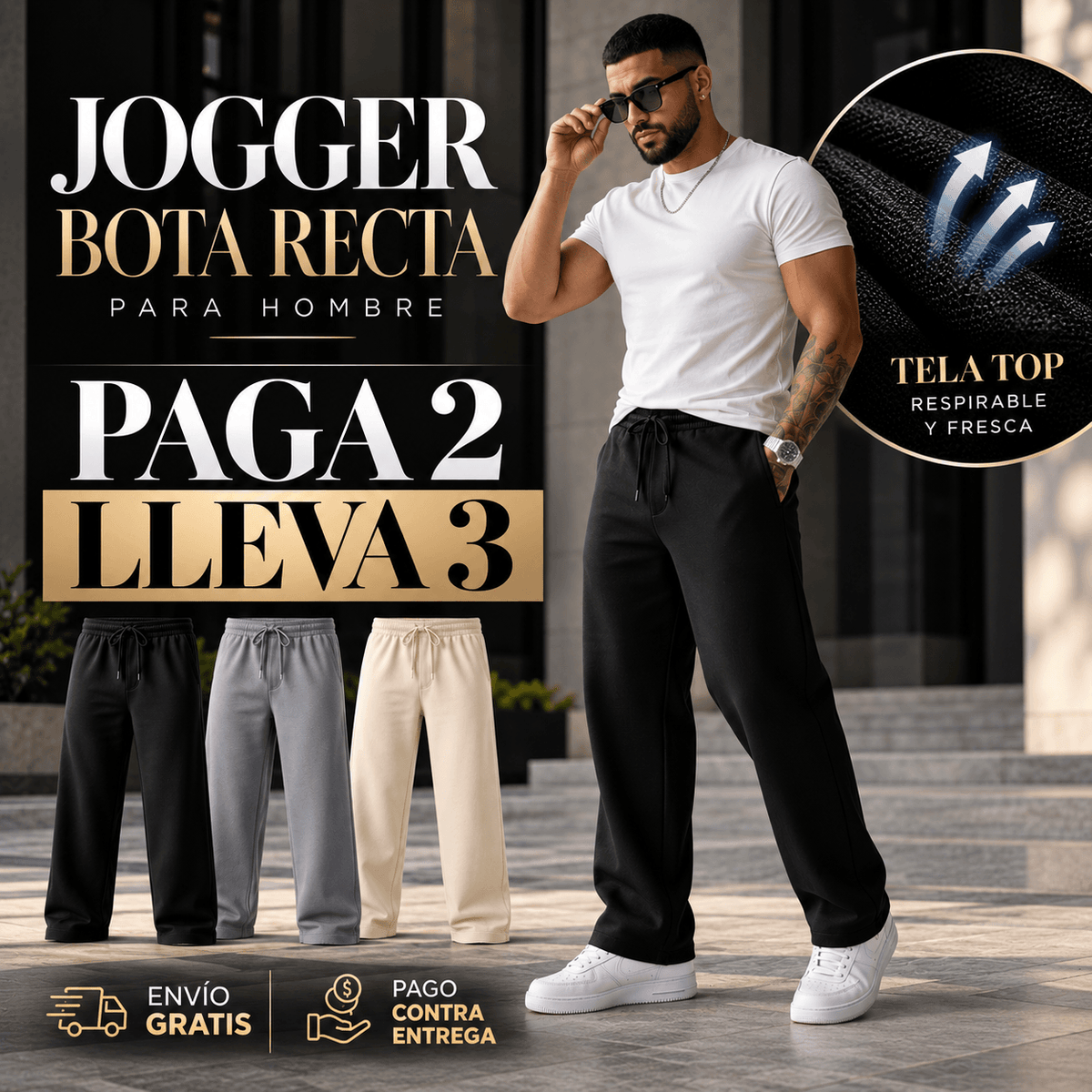 JOGGER BOTA RECTA